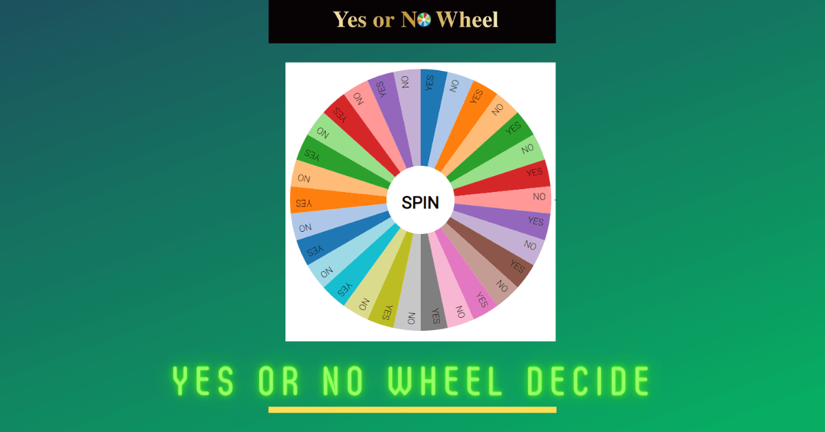 Yes or no wheel decide